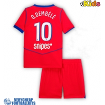 Paris Saint-Germain Ousmane Dembele #10 Replica Third Minikit 2025-26 Short Sleeve (+ pants)